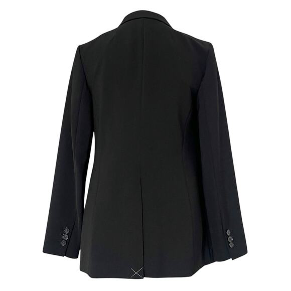 NWT Talbots Women's Black Easy Travel Double Breasted Blazer Jacket Size 2 - Picture 6 of 12
